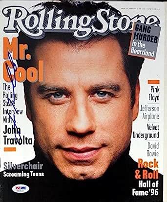 Amazon John Travolta Authentic Autographed Signed Rolling Stone