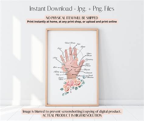 Reflexology Chart Hand Reflexology Reflexologist T Reflexology