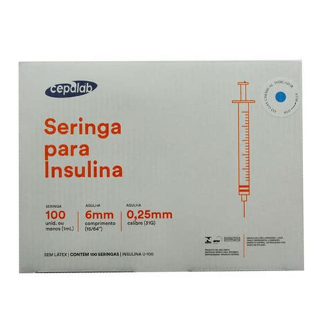 Seringa Gh Hgh 100 Unid Somatropina 1ml 6mm X 0 25mm Submarino