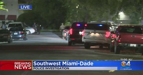 Police On Scene Of Deadly Shooting In Sw Miami Dade Cbs Miami