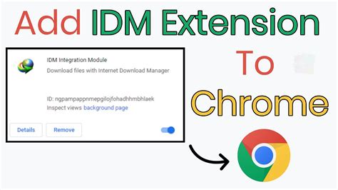 How To Add Idm Extension To Google Chrome Easiest Method Youtube