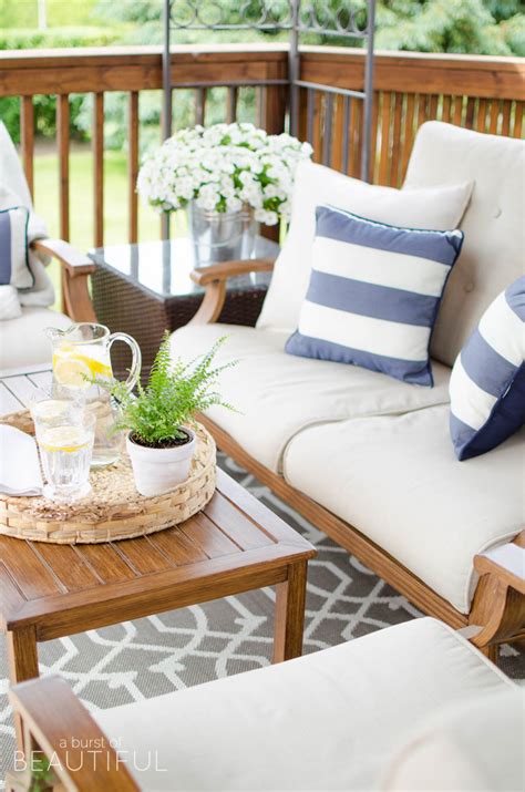 Tips For Creating A Cozy Outdoor Living Space Video A Burst Of