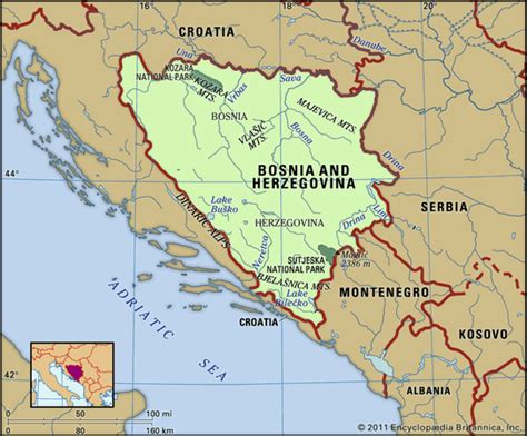 Bosnia And Herzegovina Facts Geography History And Maps