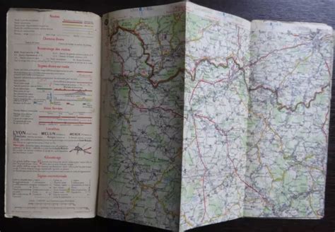 ANCIENNE CARTE ROUTIÈRE Pneu Michelin Verdun Wissembourg n 57 EUR 3 50