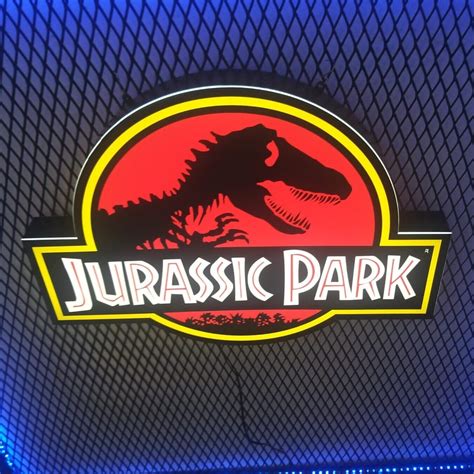 Jurassic Park Ledsign Jurassic Park Wall Lamp T For Son Gaming Room Decor Gamer Wall