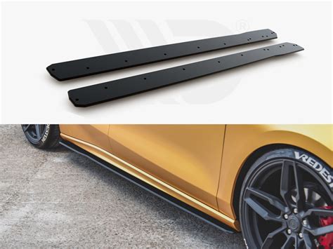 Street Pro Side Skirt Diffusers Ford Focus St St Line Mk 4 Maxton Design Uk