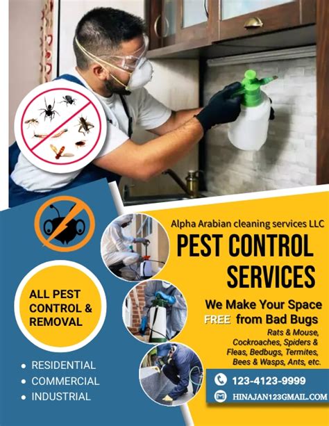 Copy Of Pest Control Flyer Postermywall