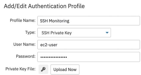 Authentication Profiles FrameFlow