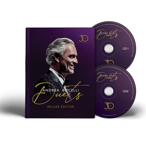 Andrea Bocelli: Duets - 30th Anniversary Deluxe 2CD - Verve Record Store