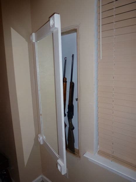 Secret Gun Storage Behind Mirror | StashVault