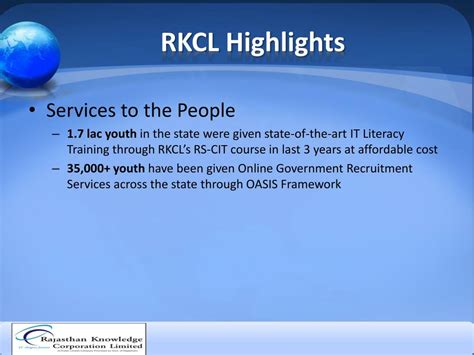 Ppt Rajasthan Knowledge Corporation Ltd Powerpoint Presentation Free Download Id 1660050