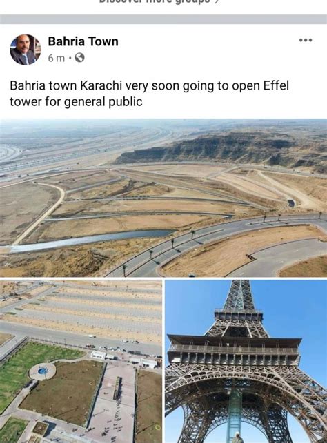 Eiffel Tower Bahria Town Karachi Pakistan Property Leaders