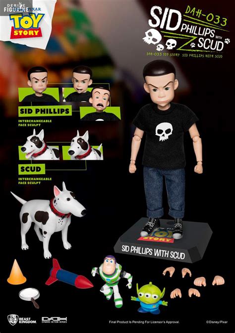 Figurine Andy Davis Ou Sid Phillips And Scud Dynamic 8ction Heroes Disneypixar Toy Story