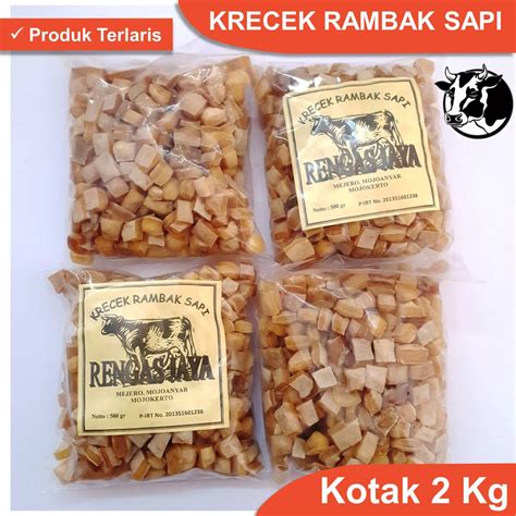 Jual Produsen Jangek Mentah 2 Kg Jangek Kulit Sapi Kerupuk Kulit