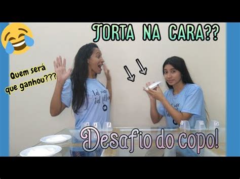 Desafio Do Copo Jogo Da Velha Quem Levou Torta Na Cara Tal