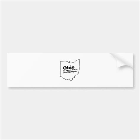 Ohio State Slogan Bumper Sticker | Zazzle.com