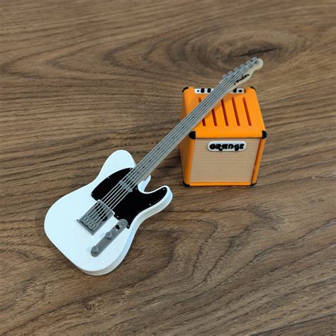 Free Stl File Fender Telecaster With Strings Electric Guitar ⚡ 3mf・3d Printer Model To