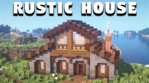 How To Build A Rustic House In Minecraft YouTube