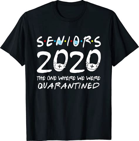 Class Of 2020 Graduation Senior Funny Quarantine T Shirt