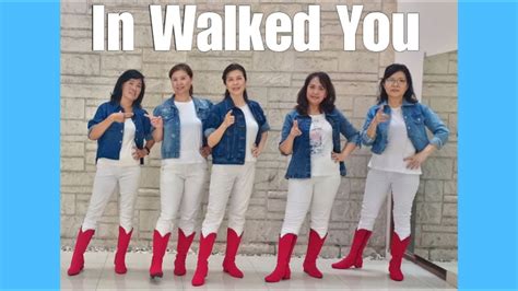 In Walked You Line Dance Demo Count Youtube