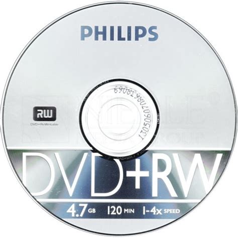 DVD RW 4 7 GB Philips 4x Speed In Cakebox 25 Pack