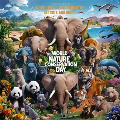 world nature conservation day earth day celebration save earth