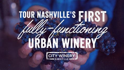 Winery Tour: City Winery Nashville - City Winery Nashville Reservations