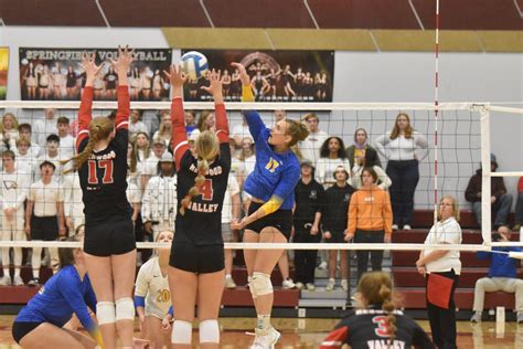 Section Volleyball Cardinals Sweep Eagles For Sub Section Title