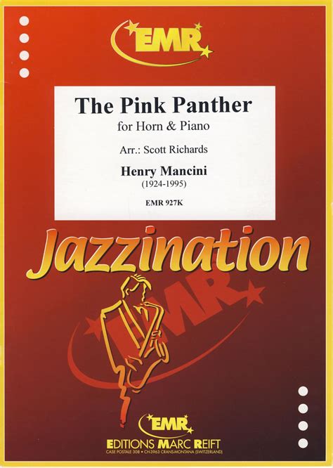 Mancini Henry La Pantera Rosa The Pink Panther Para Trompa Y Piano