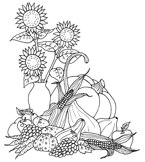 Fall Coloring Pages For Adults 100 Pictures Free Printable