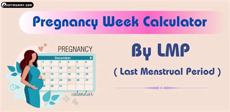 pregnancy week calculator  lmp  menstrual period