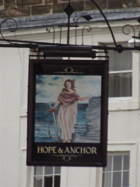 Hope And Anchor St Johns Street Wirksworth Pub Sign A Photo On