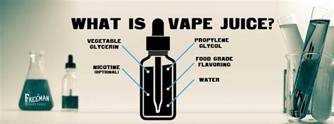 What is vape juice? - Freeman Vape juice