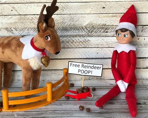 Reindeer Poop Elf Idea Printable Signs Mama Cheaps® Reindeer Poop