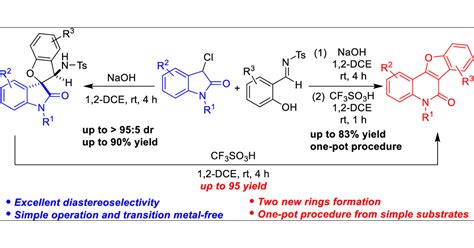 Diastereoselective Synthesis Of Dihydrobenzofuran Spirooxindoles And