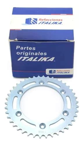 Sprocket Engrane Traccion Final Italika Original Dm Roja Env O Gratis