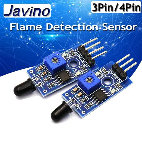 LM393 3 4 Pin IR Flame Detection Sensor Module Fire Detector Infrared