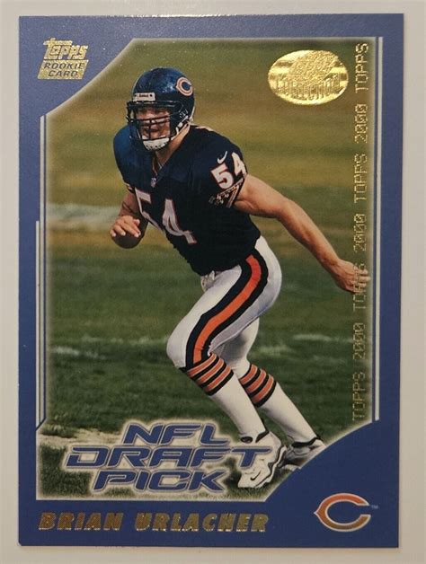 2 2000 Topps Upper Deck MVP Brian Urlacher Rookie Rc Card Lot NFL HOF