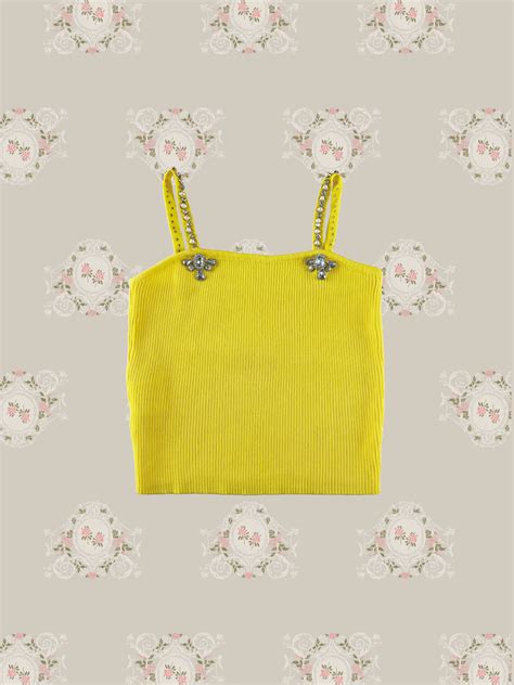 Bijou Deco Yellow Camisole La Pomme Petit（ラポミ・プチ）