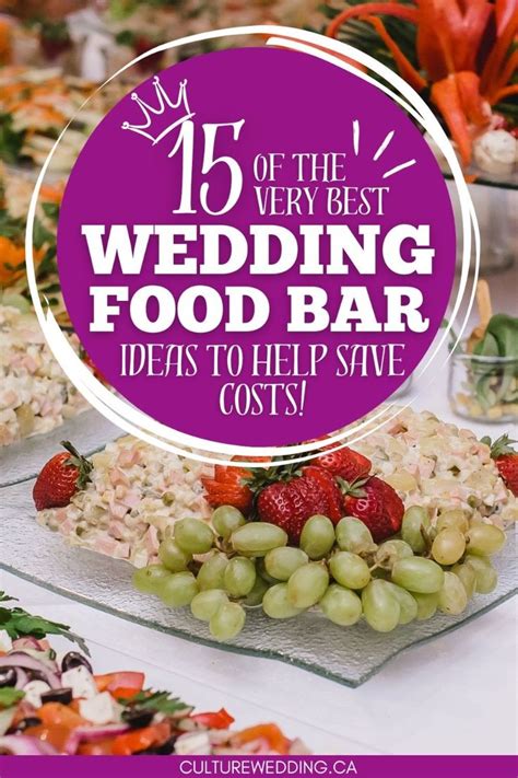 Creative And Unique Wedding Food Bar Ideas Check Out In