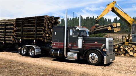 Peterbilt 379 Heavy Log Hauling American Truck Simulator New