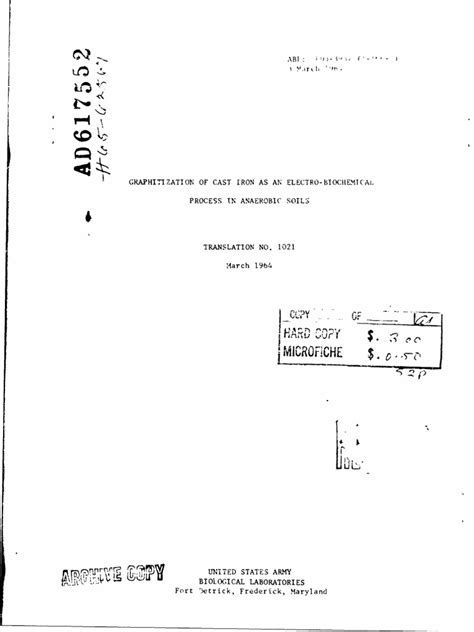 Graphitization Of Cast Iron Pdf Corrosion Iron