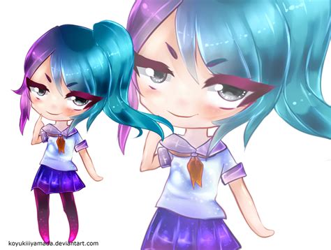 Yandere Simulator Fan Art Amazing Drawings Senpai Deviantart Anime Color Hair Colour