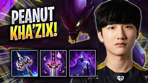 PEANUT IS A BEAST WITH KHA ZIX GEN Peanut Plays Kha Zix JUNGLE Vs