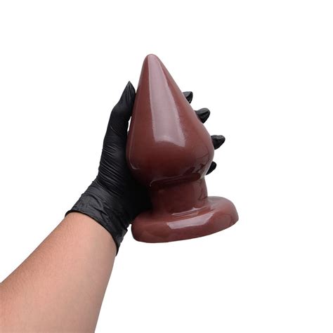 Plug Anal Borracha Maciço 17 5 X 10cm Kgel Gall