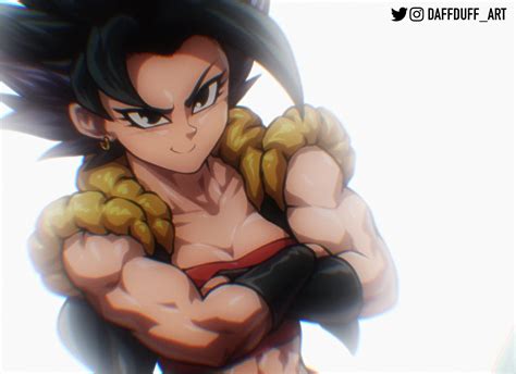 Dragon Ball Artista Imaginou Como Seria A Fus O De Kale E Caulifla