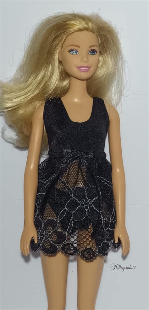 Black Lingerie Set Scale For Fashion Dolls Hillegonda S Doll Boutique