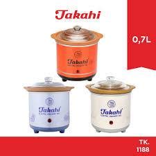 Jual Takahi Electric Crockery Pot 0 7L Premium Series Slow Cooker