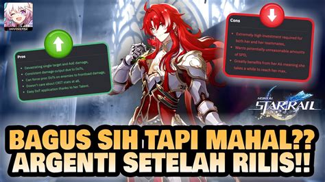 KING Argenti Setelah Rilis Ini Baru Erudition Honkai Star Rail