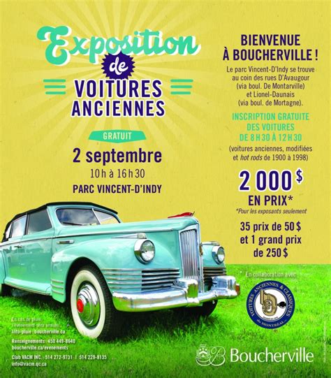 Exposition Voitures Anciennes De Boucherville Sept